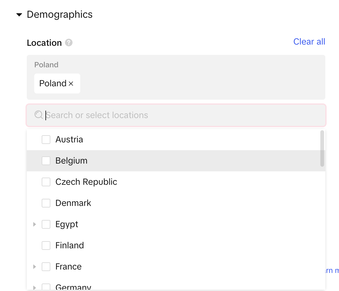 kryteria targetowania tiktok ads lokalizacja kryteria targetowania tiktok ads lokalizacja